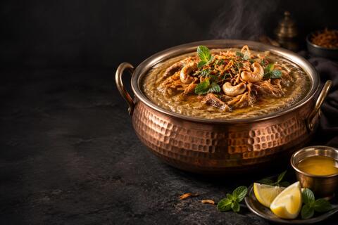 The Solo Feast mutton haleem serving suggestion